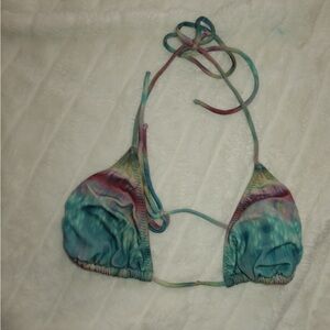 California Waves Multicolor Bikini Top